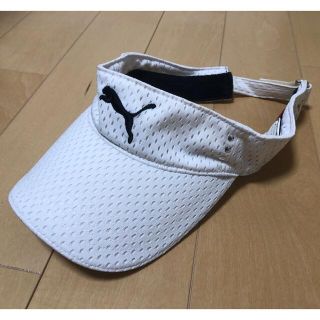 プーマ(PUMA)のプーマ　サンバイザー　白(サンバイザー)