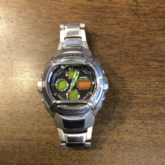 G-SHOCK(ジーショック)のG-SHOCK RESIST 2738 メタルバンド 値下げしました メンズの時計(腕時計(アナログ))の商品写真