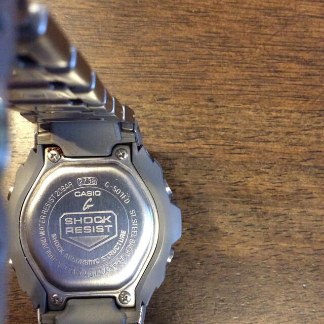 G-SHOCK(ジーショック)のG-SHOCK RESIST 2738 メタルバンド 値下げしました メンズの時計(腕時計(アナログ))の商品写真