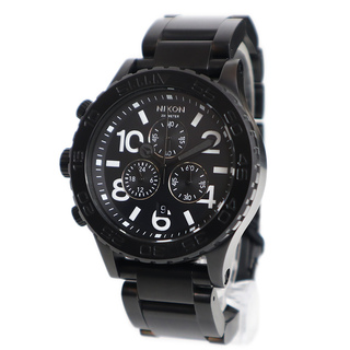 ニクソン(NIXON)のニクソン SS クロノ クォーツ 42-20 腕時計 ブラック（新品・未使用品）(腕時計)