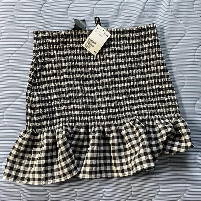 H&H(エイチアンドエイチ)のH&M  チェック柄スカート　新品未使用 レディースのスカート(ミニスカート)の商品写真