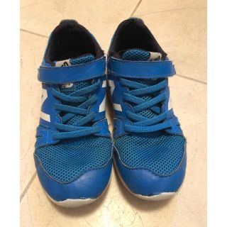 ニューバランス(New Balance)のニューバランス　青✖️白　スニーカー　20cm(スニーカー)