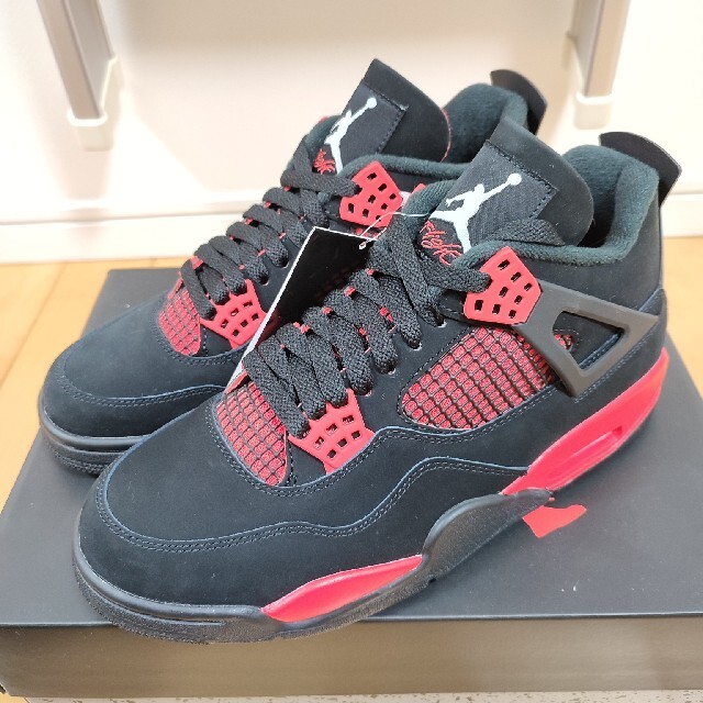 靴/シューズNike Air Jordan 4 "Red Thunder/Crimson"