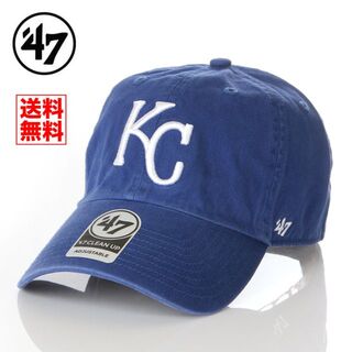フォーティセブン(47 Brand)の【新品】47 キャップ ロイヤルズ 帽子 青 ブルー レディース メンズ(キャップ)