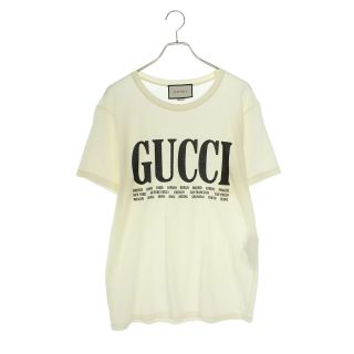 グッチ(Gucci)のグッチ 493117 X3M22 ロゴプリントTシャツ M(Tシャツ/カットソー(半袖/袖なし))