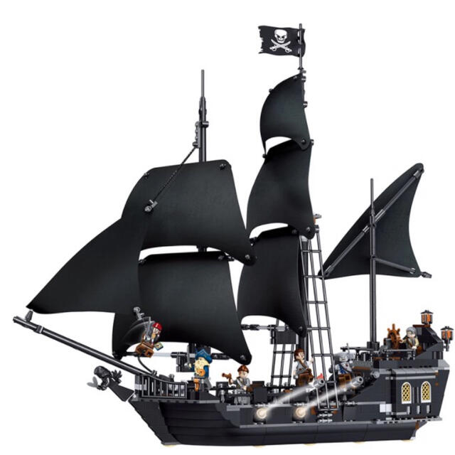 レゴ　互換　海賊船　ブラック