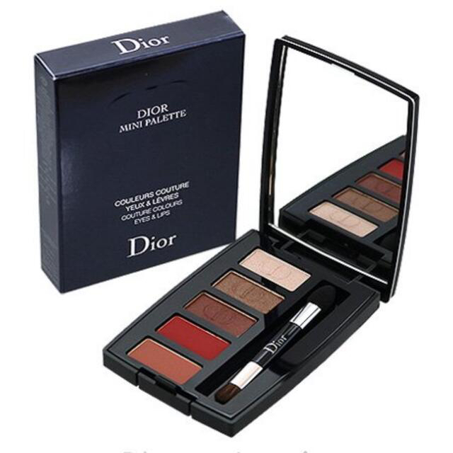 Dior(ディオール)のDior ディオールmini palette eyes&lipsアイシャドウ口紅 コスメ/美容のキット/セット(コフレ/メイクアップセット)の商品写真