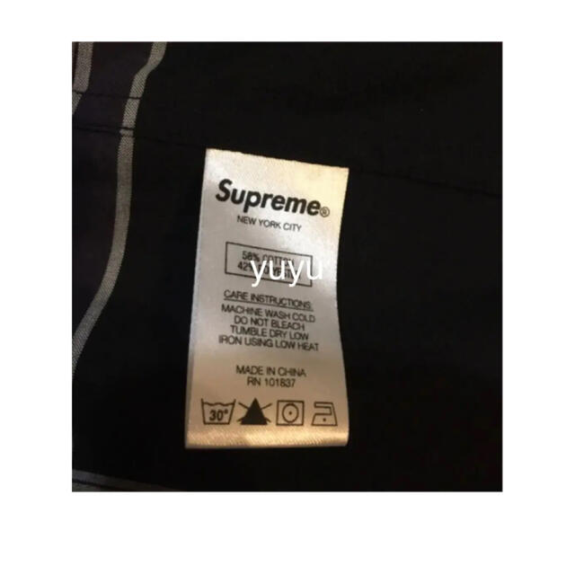 supreme シャツ ブラック 4