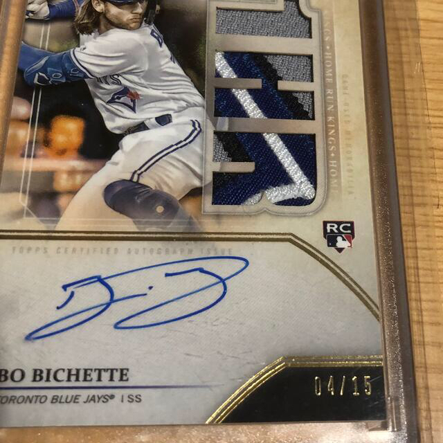 2020topps BO BICHETTE ルーキー直筆サインカード(15枚