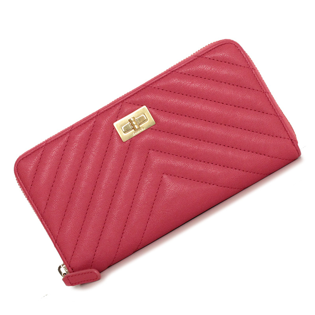 希少✨CHANEL シャネル 長財布 カメリア ココマーク レザー ピンク