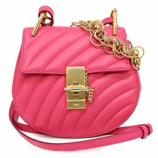 クロエ(Chloe)のクロエ Chloe ドリュー レザー チェーン 2WAY ショルダーバッグ 斜め掛け ピンク  CHC18US107（新品・未使用品）(ショルダーバッグ)