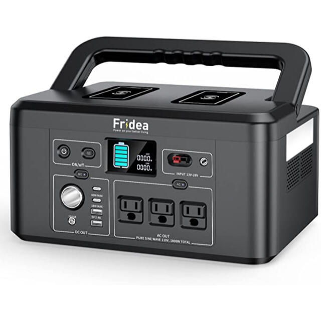 Fridea ポータブル電源 大容量 1000W AC出力対応 26万mAh