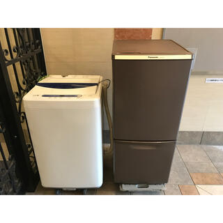 パナソニック(Panasonic)の名古屋市郊外配送無料！！　【新生活応援】2017年製　冷蔵庫洗濯機セット(冷蔵庫)