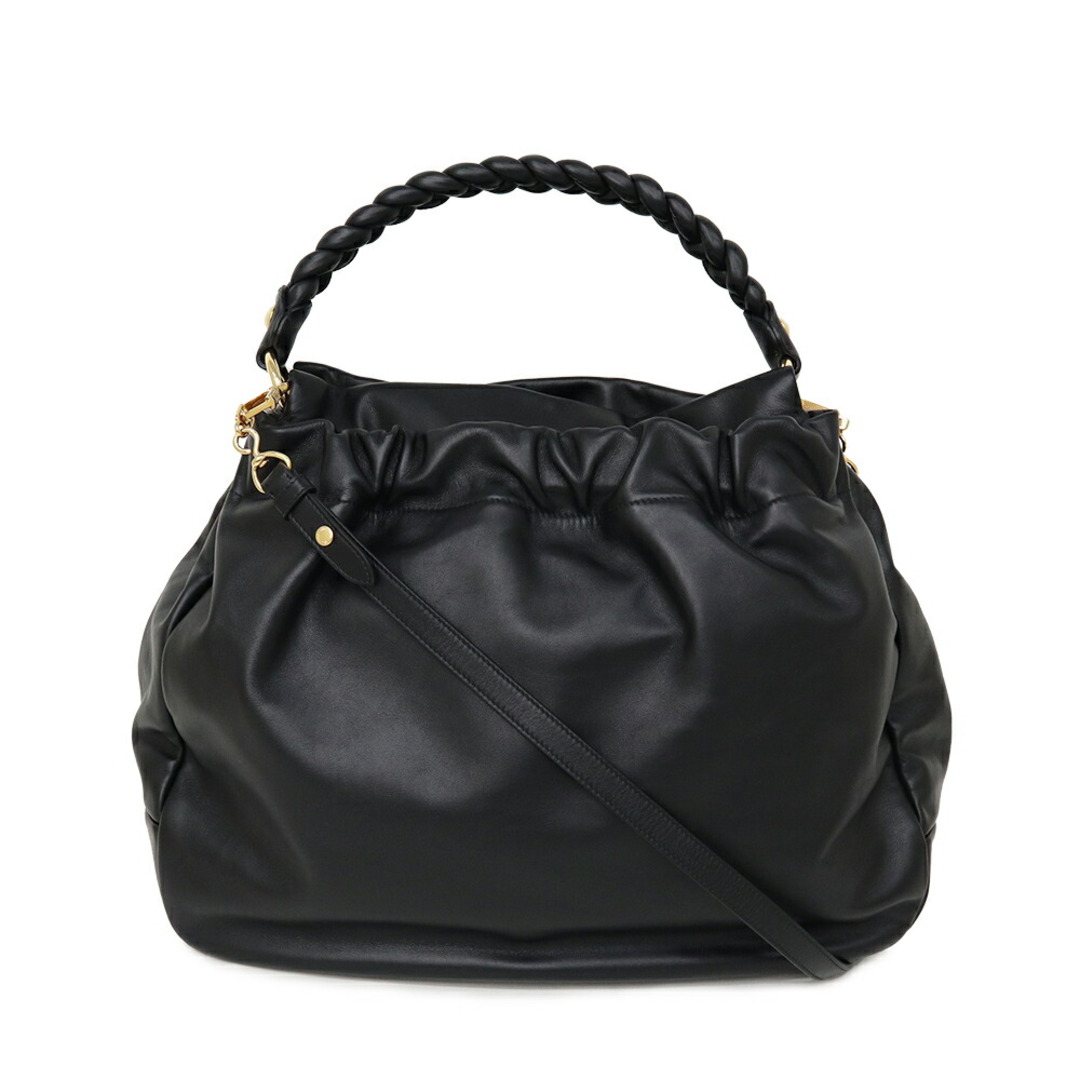 良好品】 miumiu - ミュウミュウ レザー 2WAY ホーボーショルダー