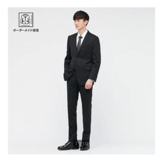 ユニクロ(UNIQLO)の最終値下げ❣️新品 ユニクロ ストレッチウールスリムフィットパンツ/ジャケット(セットアップ)