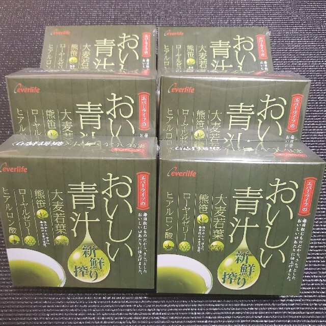 新品 エバーライフ おいしい青汁 6箱セット