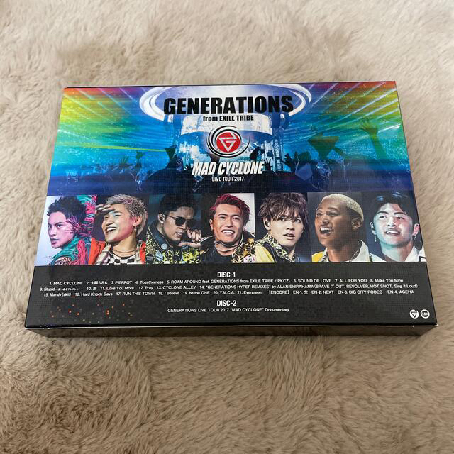 GENERATIONS(ジェネレーションズ)のGENERATIONS MAD CYCLONE LIVE TOUR 2017 エンタメ/ホビーのDVD/ブルーレイ(ミュージック)の商品写真