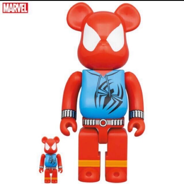 BERBRICKの商品名商品名：BE@RBRICK SCARLET SPIDER 100% & 400%