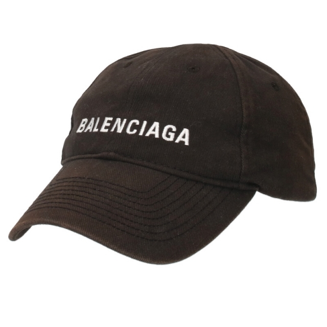 Balenciaga - バレンシアガ ロゴ刺繍ベースボール帽子 Lの通販 by 