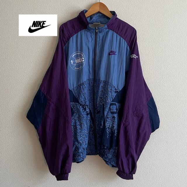 NIKE 90s 80s 銀タグ グレータグ ナイロンジャケット マルチカラー