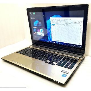 エヌイーシー(NEC)の高スペック東芝 NEC LaVie/高速i7/新品SSD/ノートパソコン(ノートPC)