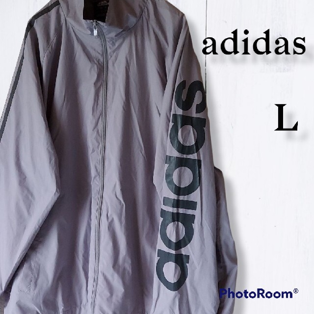 adidas(アディダス)のadidas ナイロンジャケット ウィンドブレーカー メンズ L メンズのジャケット/アウター(ナイロンジャケット)の商品写真