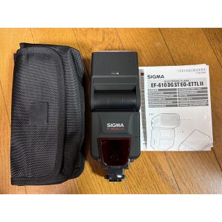 【ケース付】SIGMA ELECTRONIC FLASH EF-610(その他)