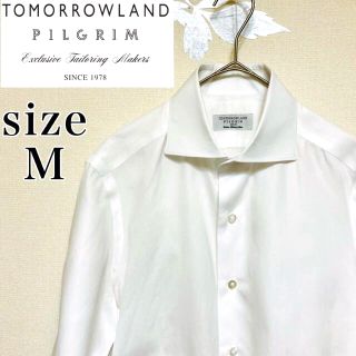 トゥモローランド(TOMORROWLAND)の【美品 】日本製 TOMORROWLAND PILGRIM 白 ワイシャツ(シャツ)