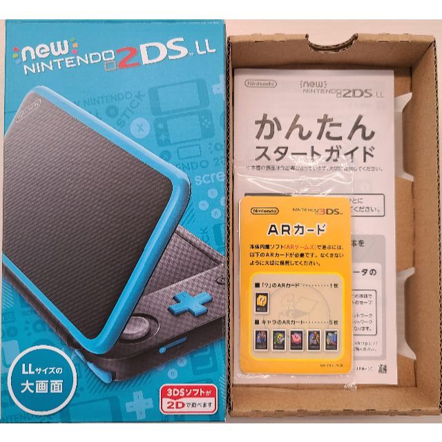 ニンテンドー2DS - Newニンテンドー2DS LL ブラックｘターコイズ本体の