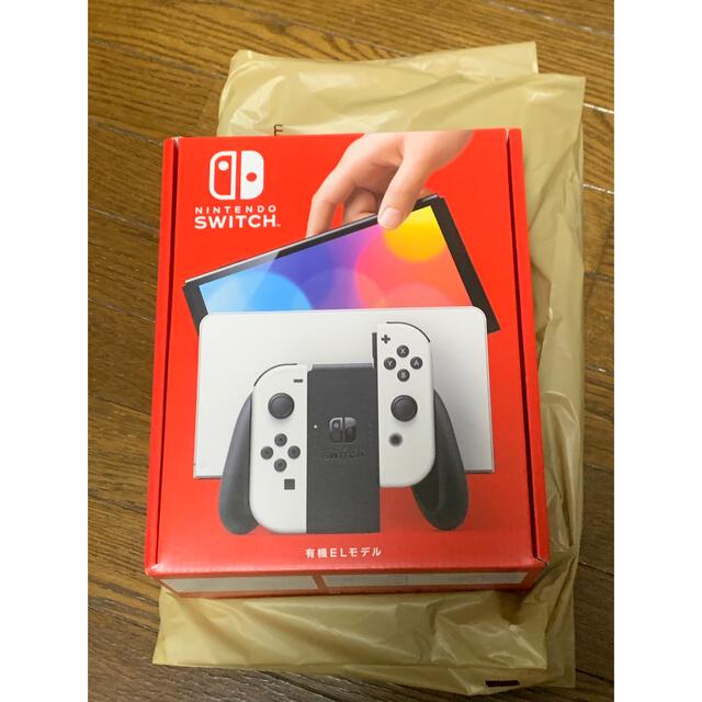 春のコレクション 任天堂switch 有機EL 白黒 店舗印 保証書あり未開封