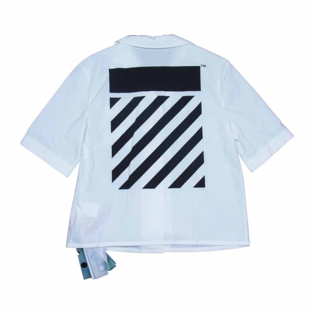 OFF-WHITE(オフホワイト)のオフホワイト ブラウス OWGA071F21FAB0050100 ボウリング レディースのトップス(シャツ/ブラウス(長袖/七分))の商品写真