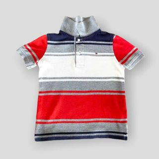 トミーヒルフィガー(TOMMY HILFIGER)のトミーヒルフィガー ボーダー ポロシャツ 男の子 105cm 送料込 匿名配送(Tシャツ/カットソー)