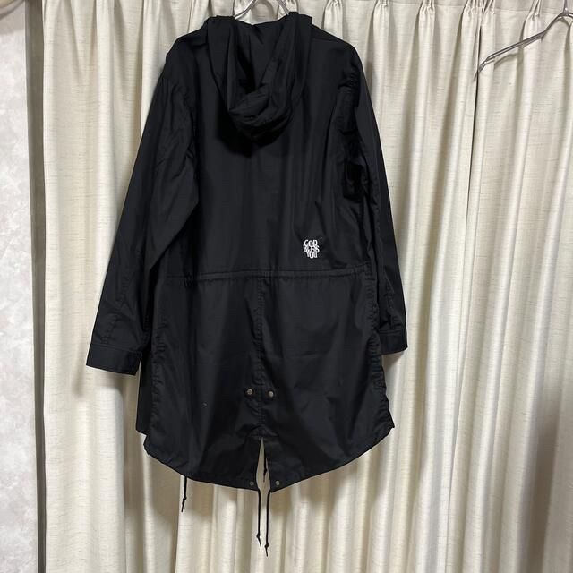 GOOD 油っこい BLESS YOU モッズコート Lサイズ ブラック GOOD 油っこい BLESS YOU モッズコート Lサイズ ブラック