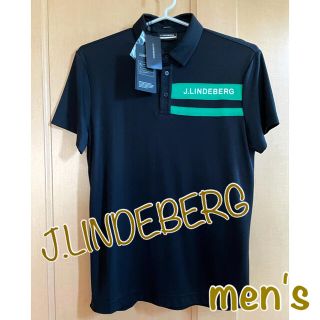 ジェイリンドバーグ(J.LINDEBERG)のリンドバーグ　メンズゴルフウェア　半袖ポロシャツ　新品未使用14300円　夏(ウエア)