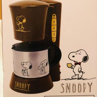 スヌーピー(SNOOPY)のスヌーピー　コーヒーメーカー　新品未使用❣️(コーヒーメーカー)