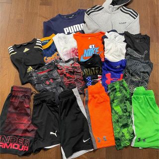 アンダーアーマー(UNDER ARMOUR)の130 19点 まとめ売り UNDER ARMOUR NIKE adidas 他(Tシャツ/カットソー)