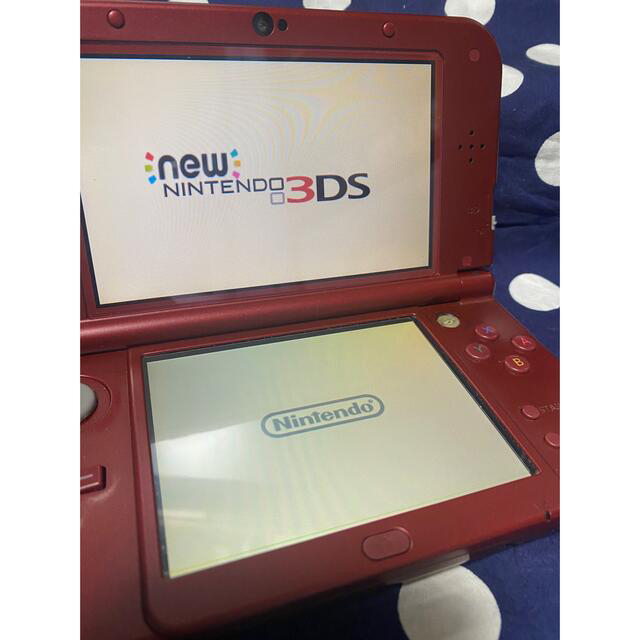 ニンテンドー3DS(ニンテンドー3DS)のNewニンテンドー3DS LL メタリックレッド エンタメ/ホビーのゲームソフト/ゲーム機本体(携帯用ゲーム機本体)の商品写真