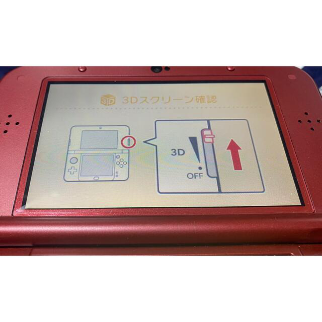 ニンテンドー3DS(ニンテンドー3DS)のNewニンテンドー3DS LL メタリックレッド エンタメ/ホビーのゲームソフト/ゲーム機本体(携帯用ゲーム機本体)の商品写真