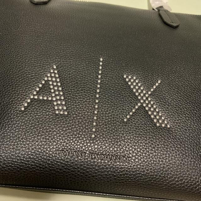 ARMANI EXCHANGE(アルマーニエクスチェンジ)の洗練されたデザイン　アルマーニエクスチェンジ　トートバッグ　ブラック レディースのバッグ(トートバッグ)の商品写真