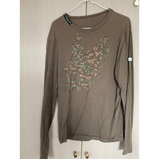 ガルシアマルケス(GARCIAMARQUEZ)のガルシアマルケス/クリスタルボール★Tシャツ 迷彩ヒッピー柄　size3(Tシャツ(長袖/七分))