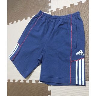 アディダス(adidas)の☆AHP-391 アディダス ハーフジャージパンツ 紺 サイズ L(トレーニング用品)