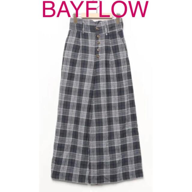 BAYFLOW(ベイフロー)の★美品☆BAYFLOW ベイフロー イージーパンツ チェック柄 レディース レディースのパンツ(その他)の商品写真