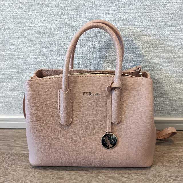 未使用 FURLA フルラ レザー 2WAY ハンドバッグ ショルダーバッグ