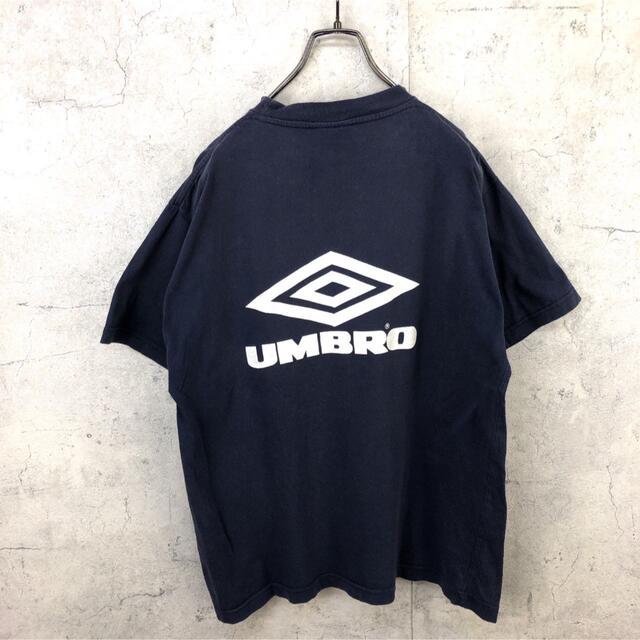 UMBRO(アンブロ)の希少 90s アンブロ Tシャツ  ビッグプリント バックプリント メンズのトップス(Tシャツ/カットソー(半袖/袖なし))の商品写真