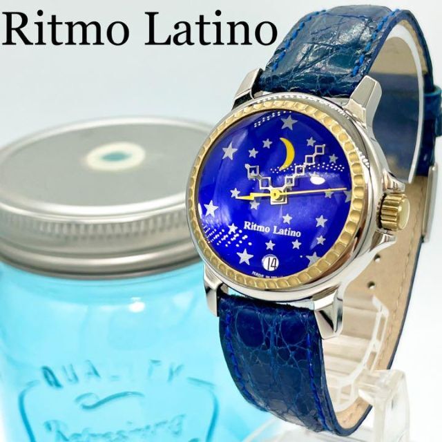 426 リトモラティーノ時計　ブルー　レディース腕時計　メンズ腕時計　ブルー