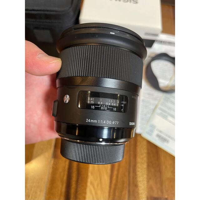 SIGMA 24mm F1.4 DG ART Nikon用 美品 保証書