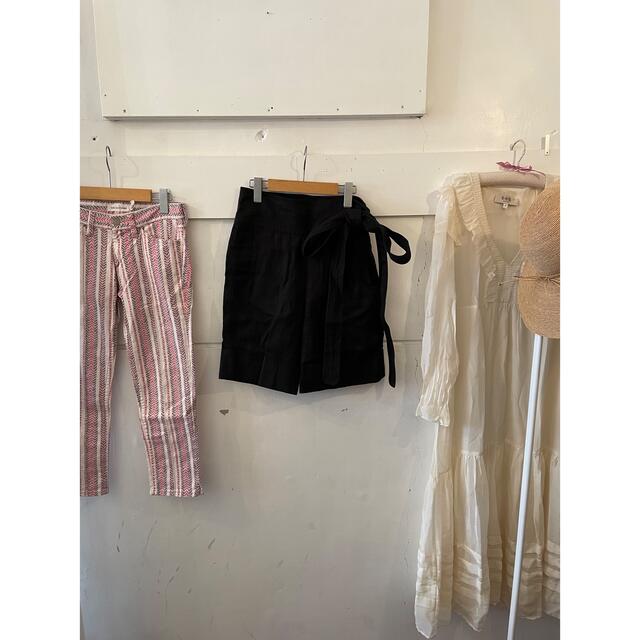 Chloe(クロエ)の最終価格🖤🍳Chloé linen ribbon pants. レディースのパンツ(ハーフパンツ)の商品写真