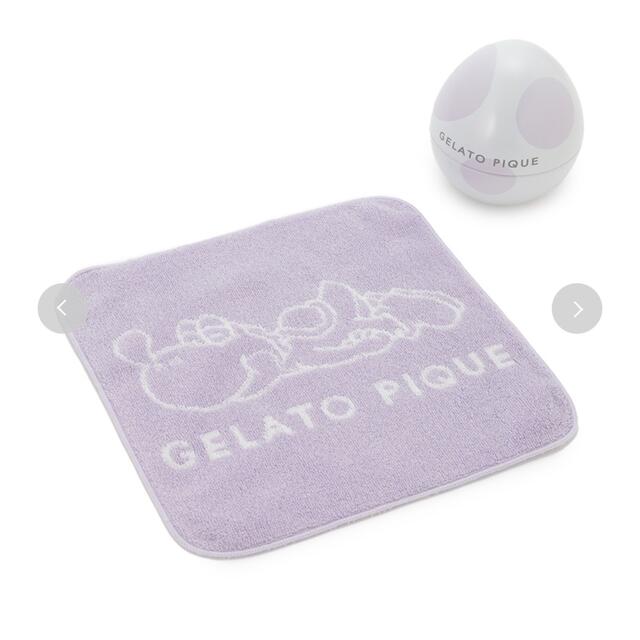 gelato pique(ジェラートピケ)のジェラートピケ スーパーマリオコラボ ヨッシー タオルハンカチ 缶付き レディースのファッション小物(ハンカチ)の商品写真