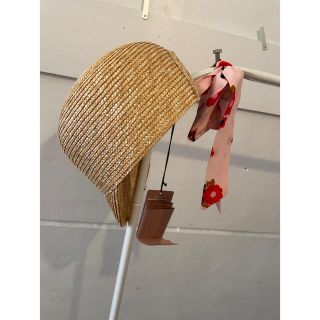 ミュウミュウ(miumiu)の最終価格🌼miumiu straw hat (flower).(麦わら帽子/ストローハット)