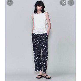 ビューティアンドユースユナイテッドアローズ(BEAUTY&YOUTH UNITED ARROWS)の6(ROKU) DOT PRINT PANTS/パンツ(カジュアルパンツ)